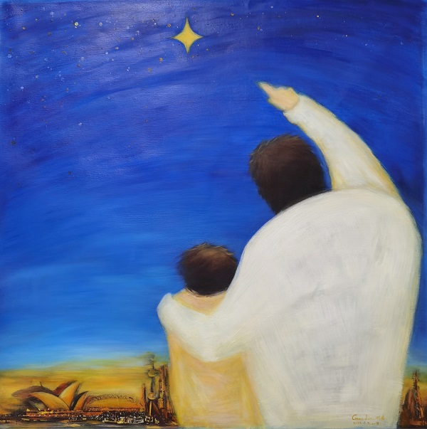 《陪伴系列-15》Presence Series-15 油画 70cm_70cm林岩 2023.jpg